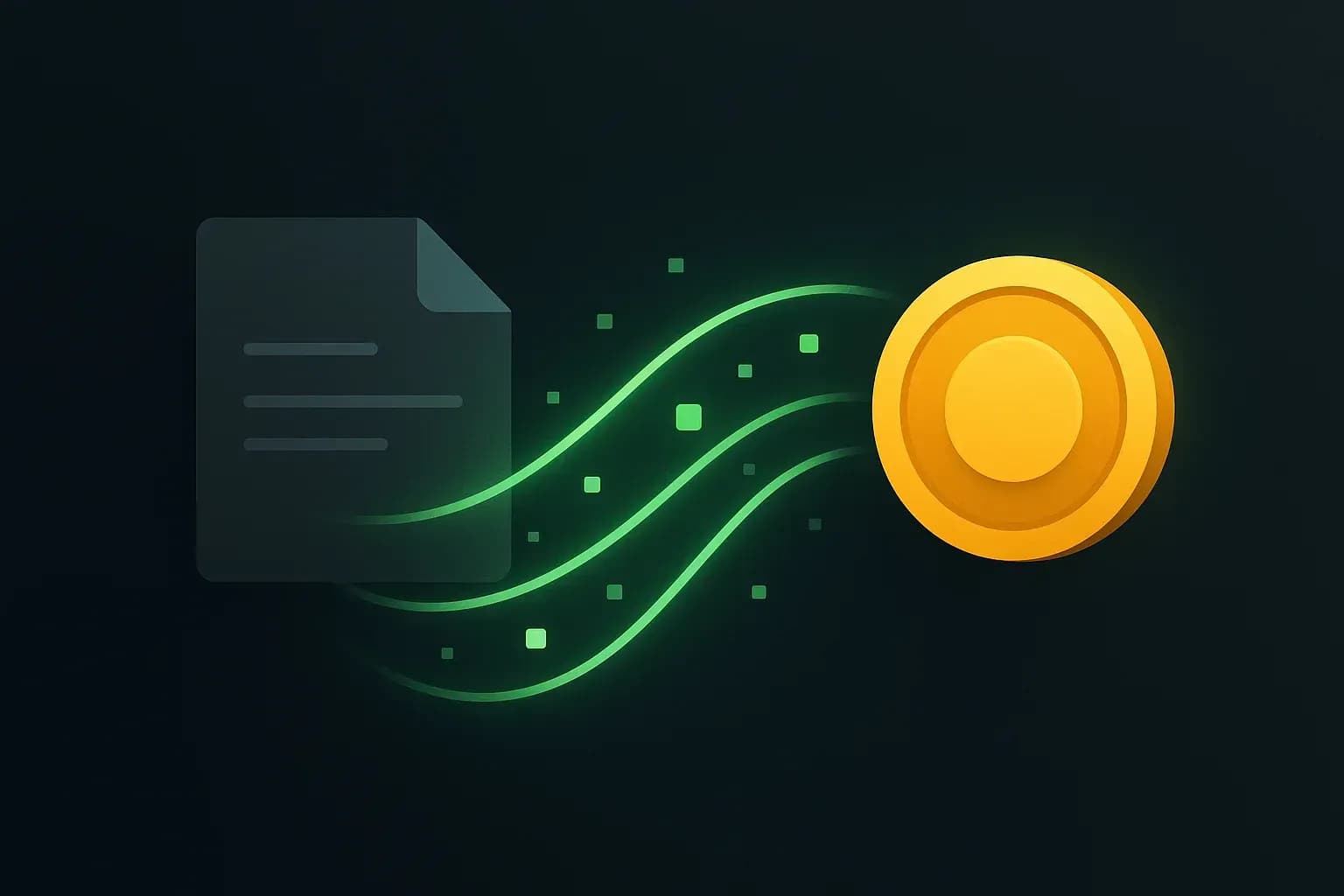 Représentation abstraite du flux de données entre une facture et un paiement.