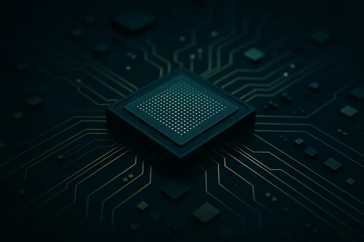 Gros plan sur des composants électroniques haute performance