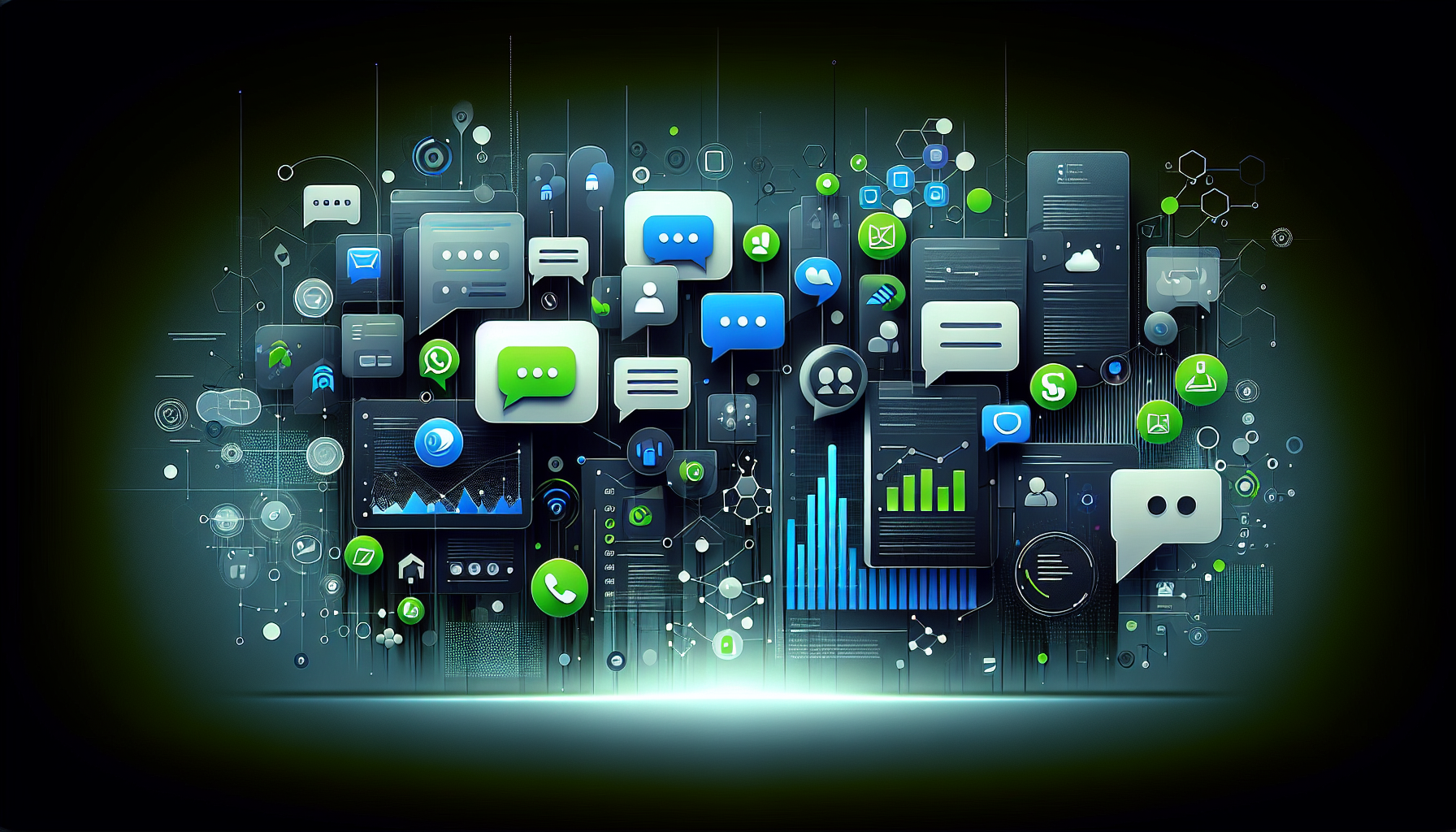 Interface Crisp chat support client multichanale avec IA
