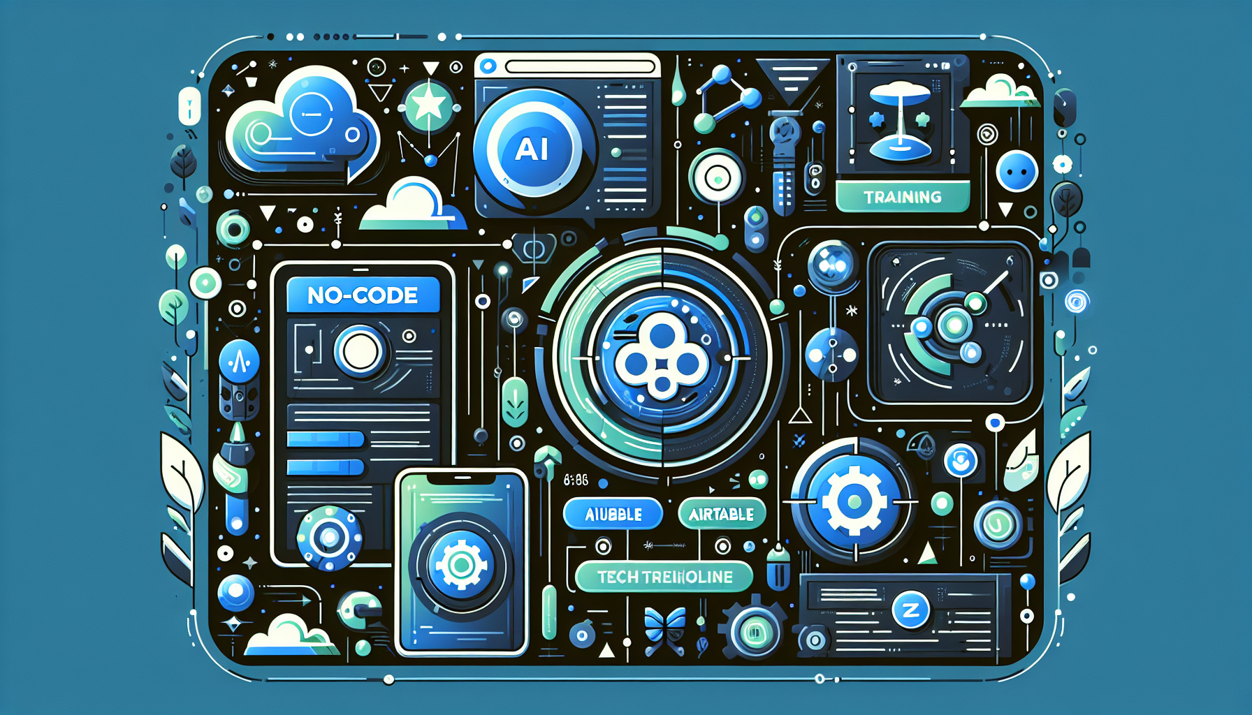 Interface Makerpad formation no-code avec outils IA intégrés