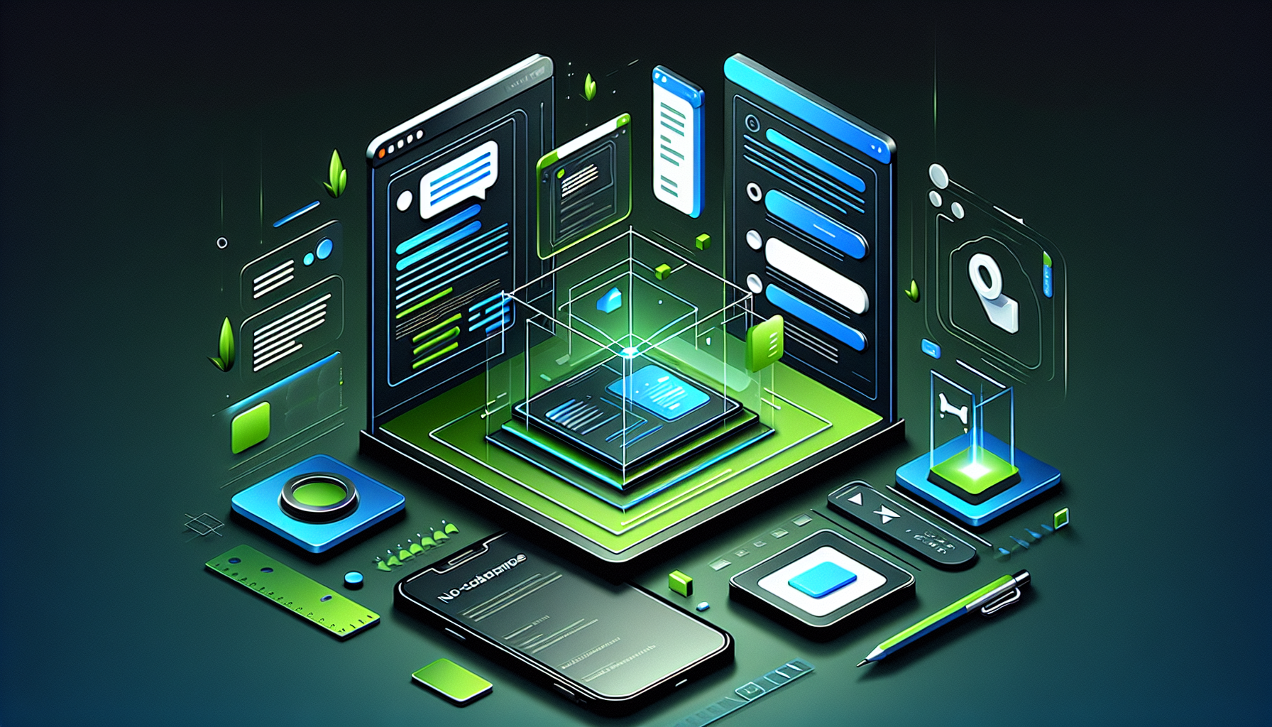 Plateforme Weweb no-code interface de création web visuelle